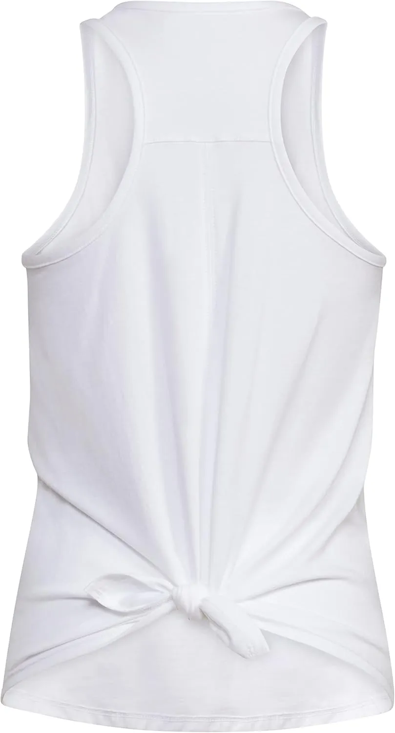 adidas Girls' Sleeveless Tie-Back Tank Top