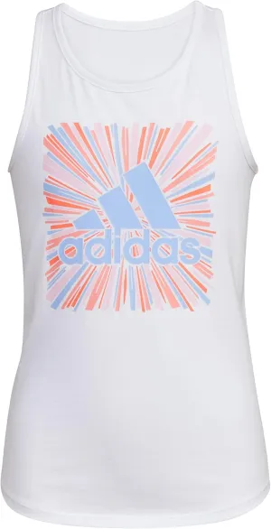 adidas Girls' Sleeveless Tie-Back Tank Top