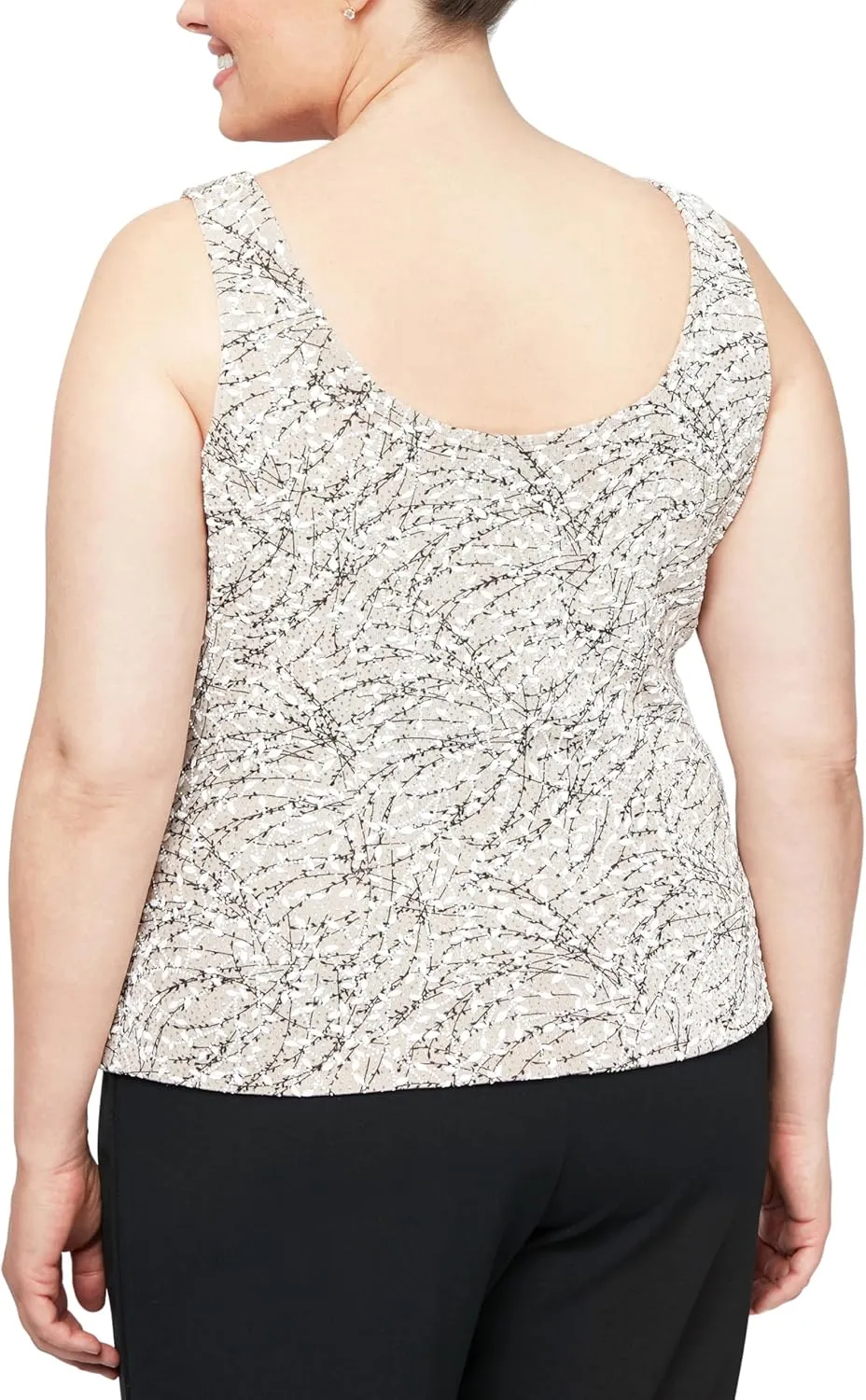 Alex Evenings Women's Top and Jacket Set