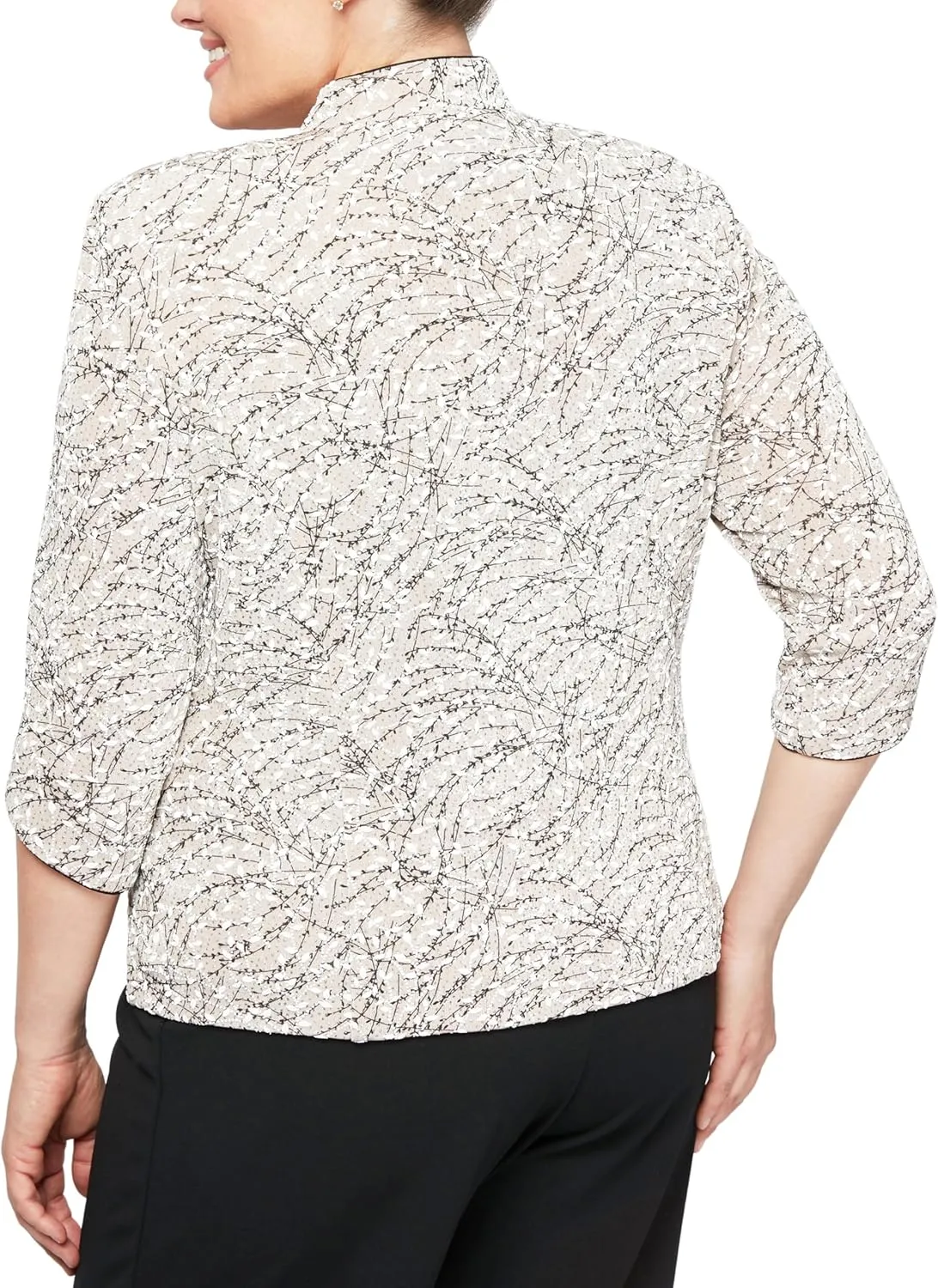 Alex Evenings Women's Top and Jacket Set
