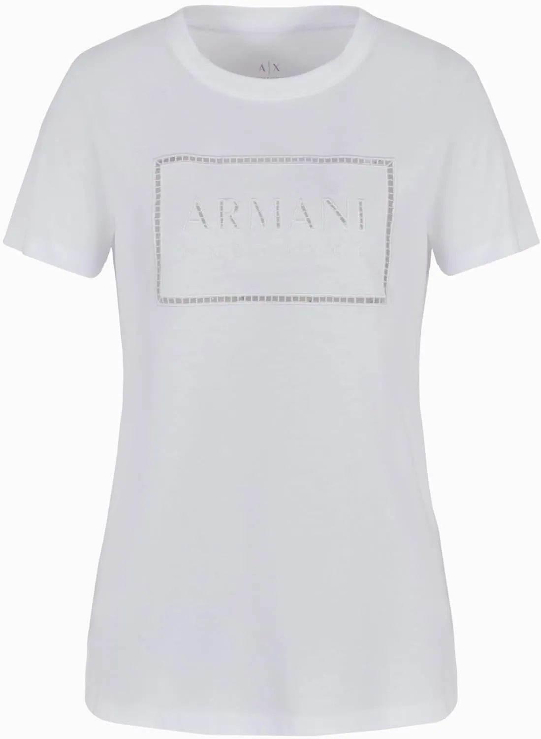 Armani Exchange Women's Embroidered Logo Cotton T-Shirt