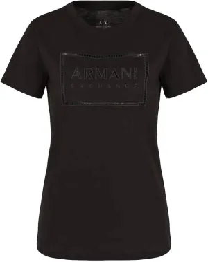 Armani Exchange Women's Embroidered Logo Cotton T-Shirt