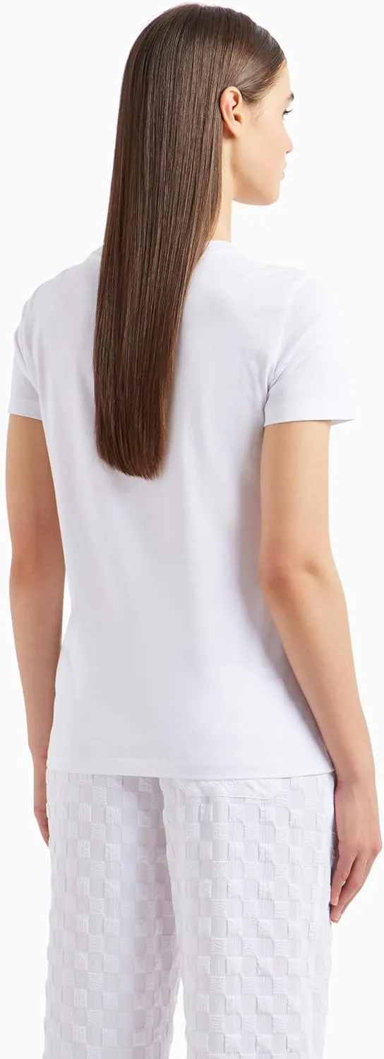 Armani Exchange Women's Embroidered Logo Cotton T-Shirt