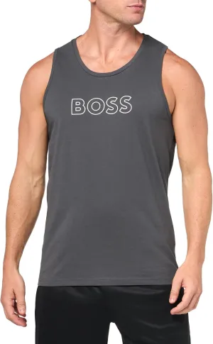BOSS Men's Big Logo Beach Tank Top