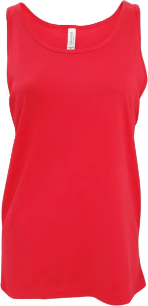 Canvas Womens/Ladies Jersey Sleeveless Tank Top