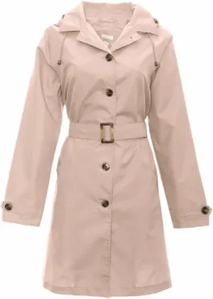 Capelli New York Ladies Rain Slicker with Removable Hood
