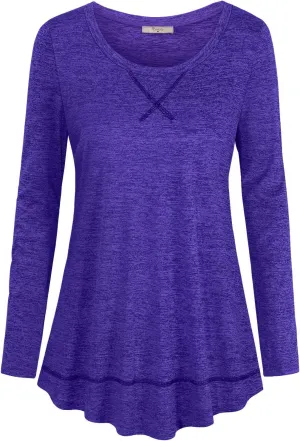 Cestyle Workout Tops for Women Yoga Tops Running Shirts Activewear Tee Shirt