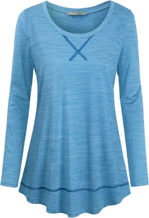 Cestyle Workout Tops for Women Yoga Tops Running Shirts Activewear Tee Shirt