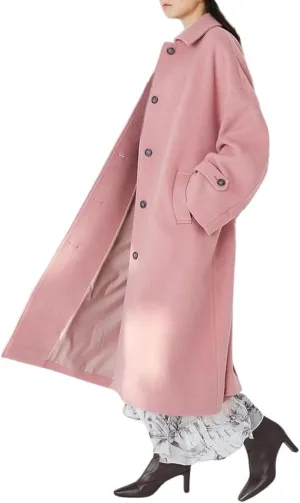 CHARTOU Women Warm Long Winter Coats Wool Trench Pea Coat Overcoat with Belt