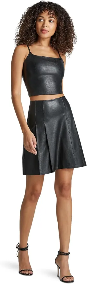 commando Women's Faux Leather Cami Crop Top