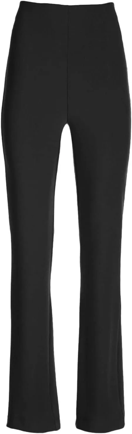 Ctreela Women High Waist Slacks Work Casual Slim Fit Dress Pants Flare Leg Bootcut Office Trousers Soft Leisure Pants
