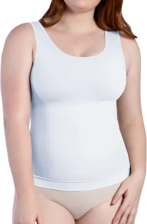 CURVEEZ Women's Shapewear Tank Top - Tummy Control Camisole - Seamless Body Shaper - Compression Top for Stomach Fupa Control