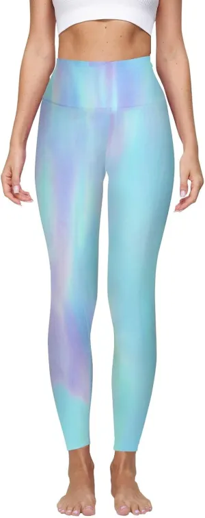 DGZTWLL Butt Lifting Leggings for Women Seamless High Waist Fitness Sport Yoga Pants Tie-Dye TummyControl Gym Workout