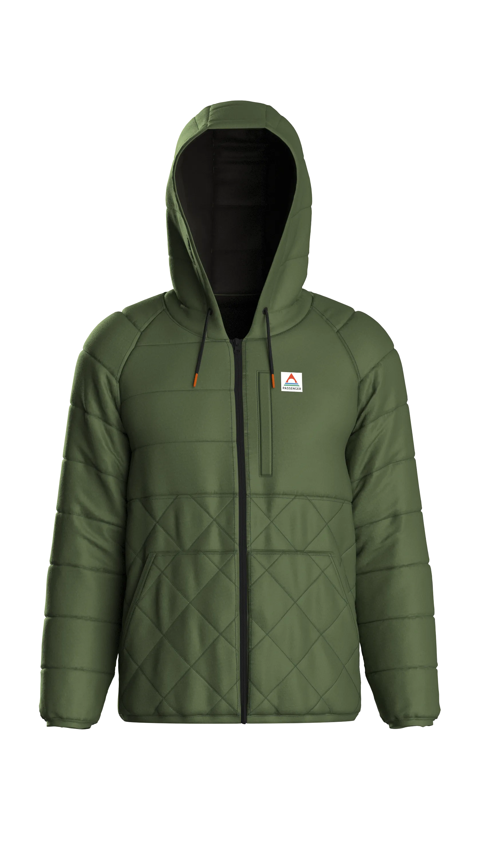Dylan Recycled Insulated Full Zip Jacket - Wild Green