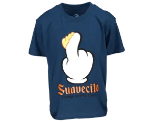 Finger Scoop Blue Tee