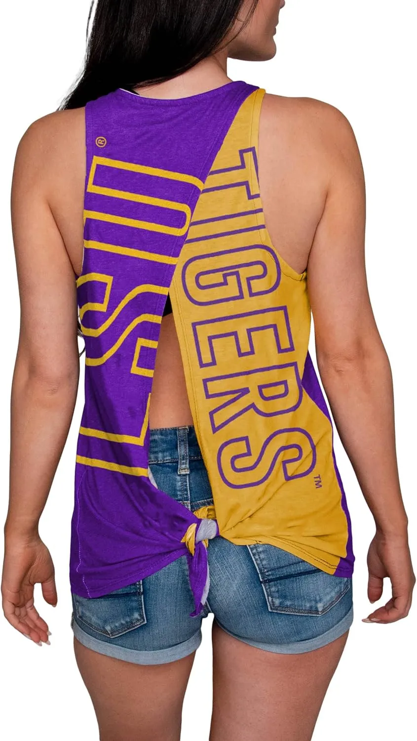 FOCO Women's Tie Breaker Tank Top Shirt