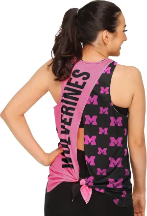 FOCO Women's Tie Breaker Tank Top Shirt