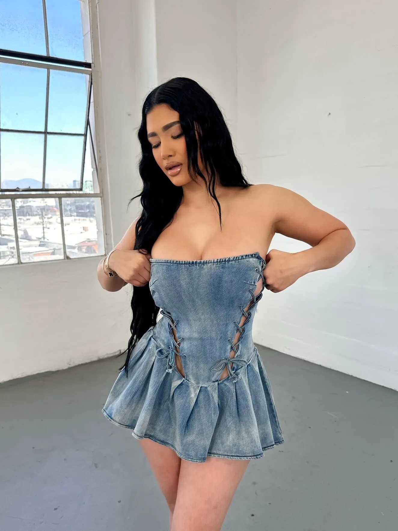 Girl In Denim Mini