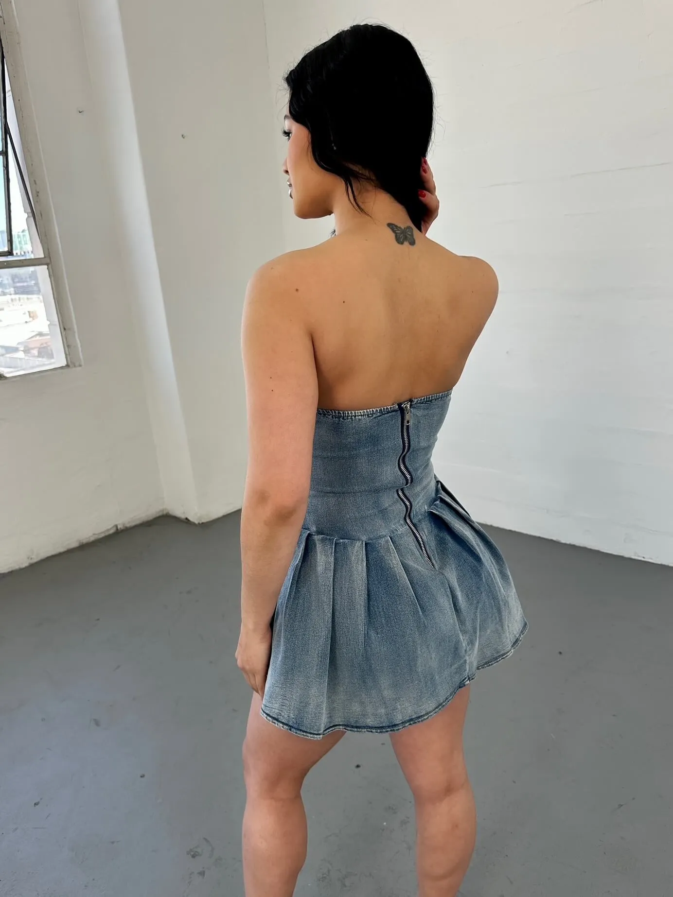 Girl In Denim Mini
