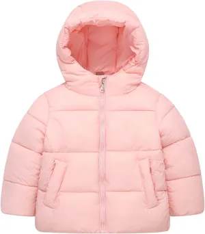 Girls Boys Down Cotton Padded Jackets Autumn Winter Kids Cotton Thicken Warm Coat Unisex Hooded 5t Jacket Girls Winter
