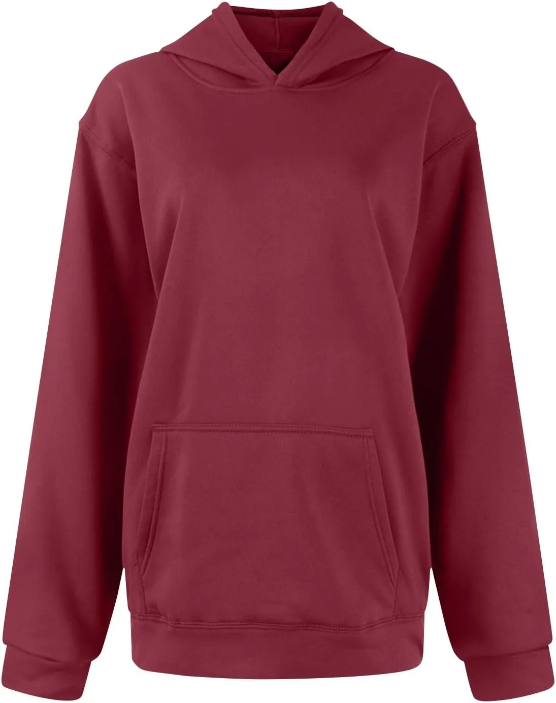 Gumipy Women's Fashion Hoodies & Sweatshirts Fleece Long Sleeve Oversized Hoodie Sweatshirt Trendy Pullover Top with Pocket
