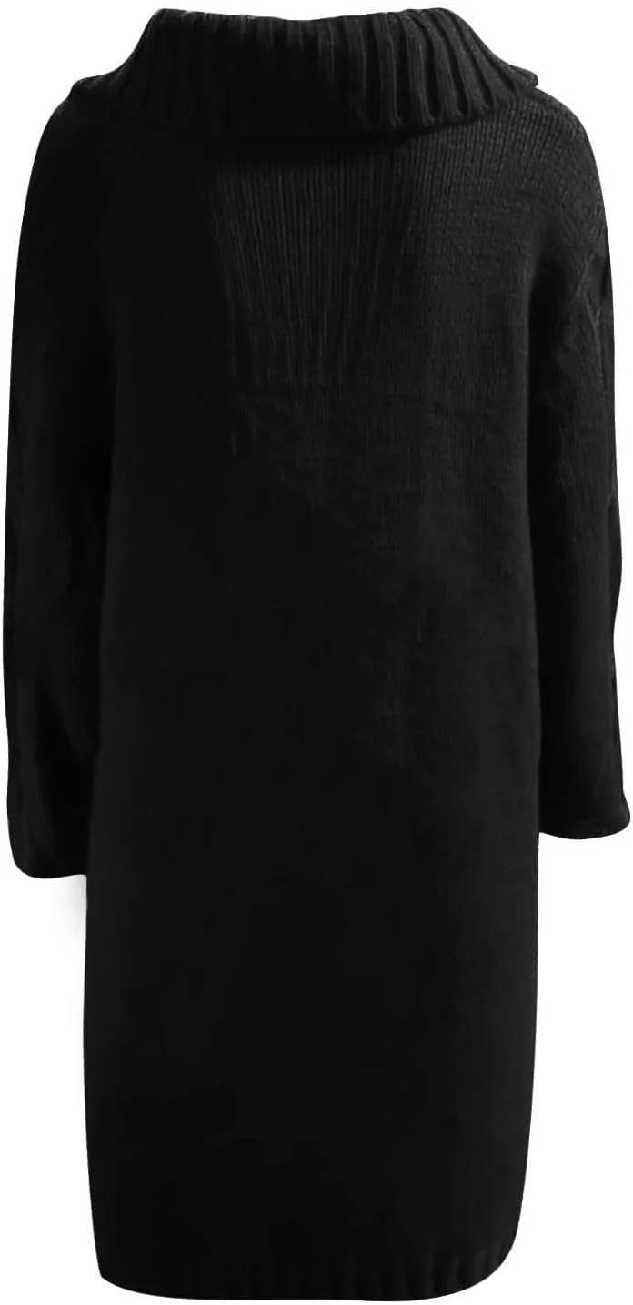 Heavyweight Hoodless Sweaters for Womon Oversized Coat Long Open Front Chunky Knit Sweater Cardigans Jackets