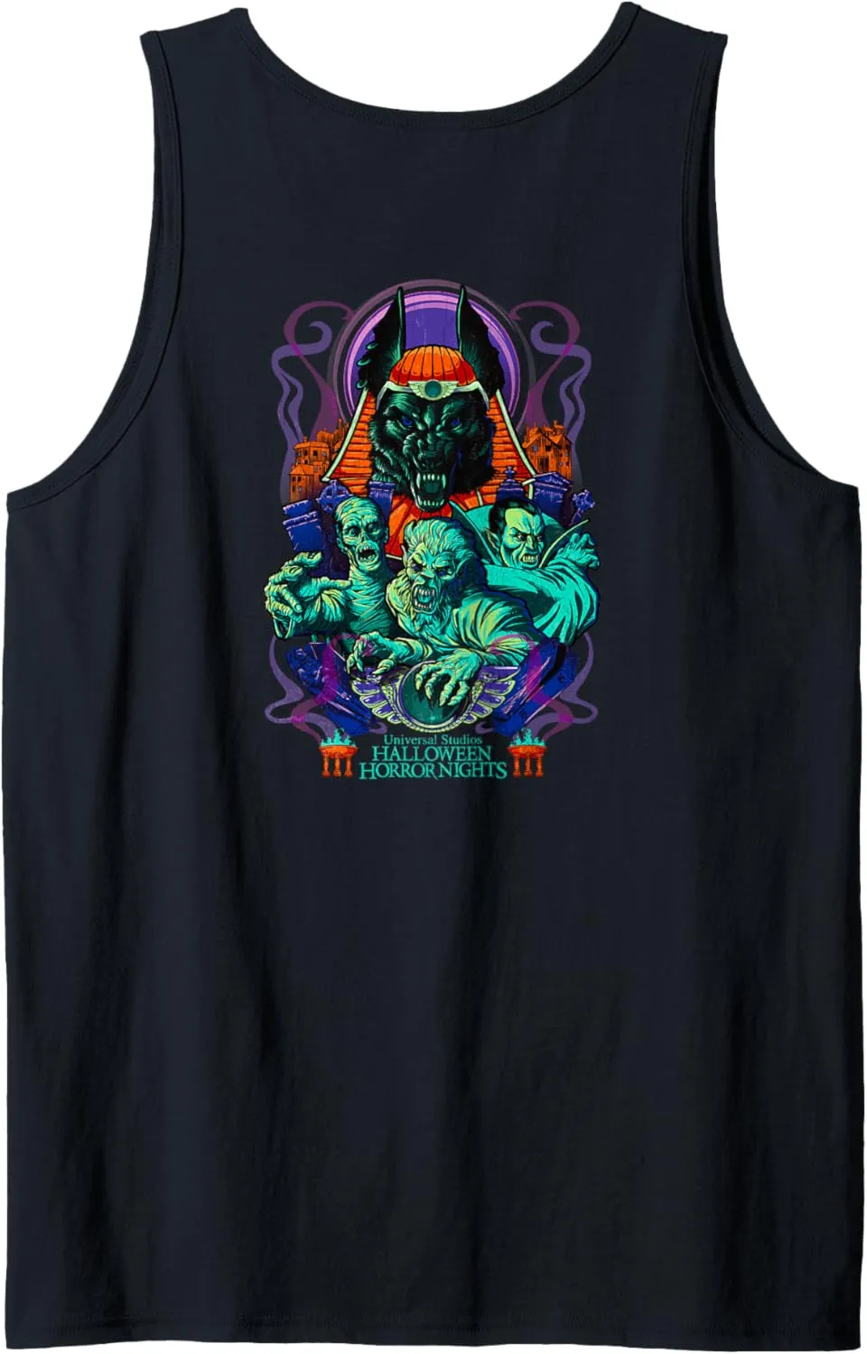 HHN Universal Monsters Front & Back Tank Top