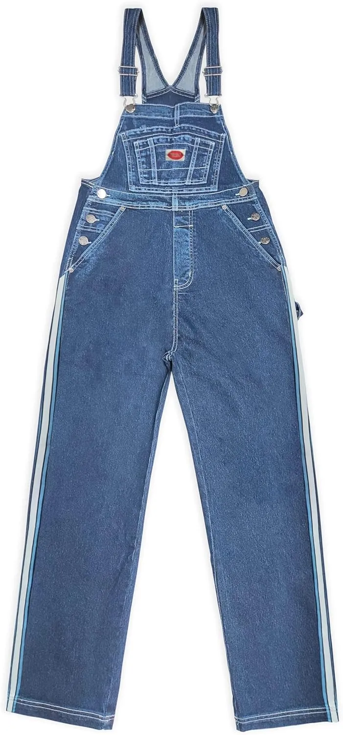 Hybrid & Company Womens Super Comfy Stretch Denim jumpsuit Pants Overalls