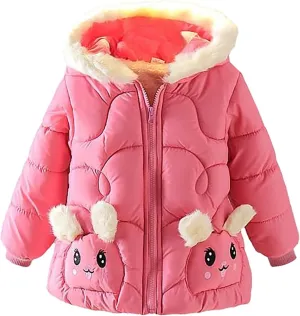 Infant Girl Winter Coat Children's Thickened Quality Cotton Cotton Padded Winter Cartoon Cotton Girls Winter Jackets