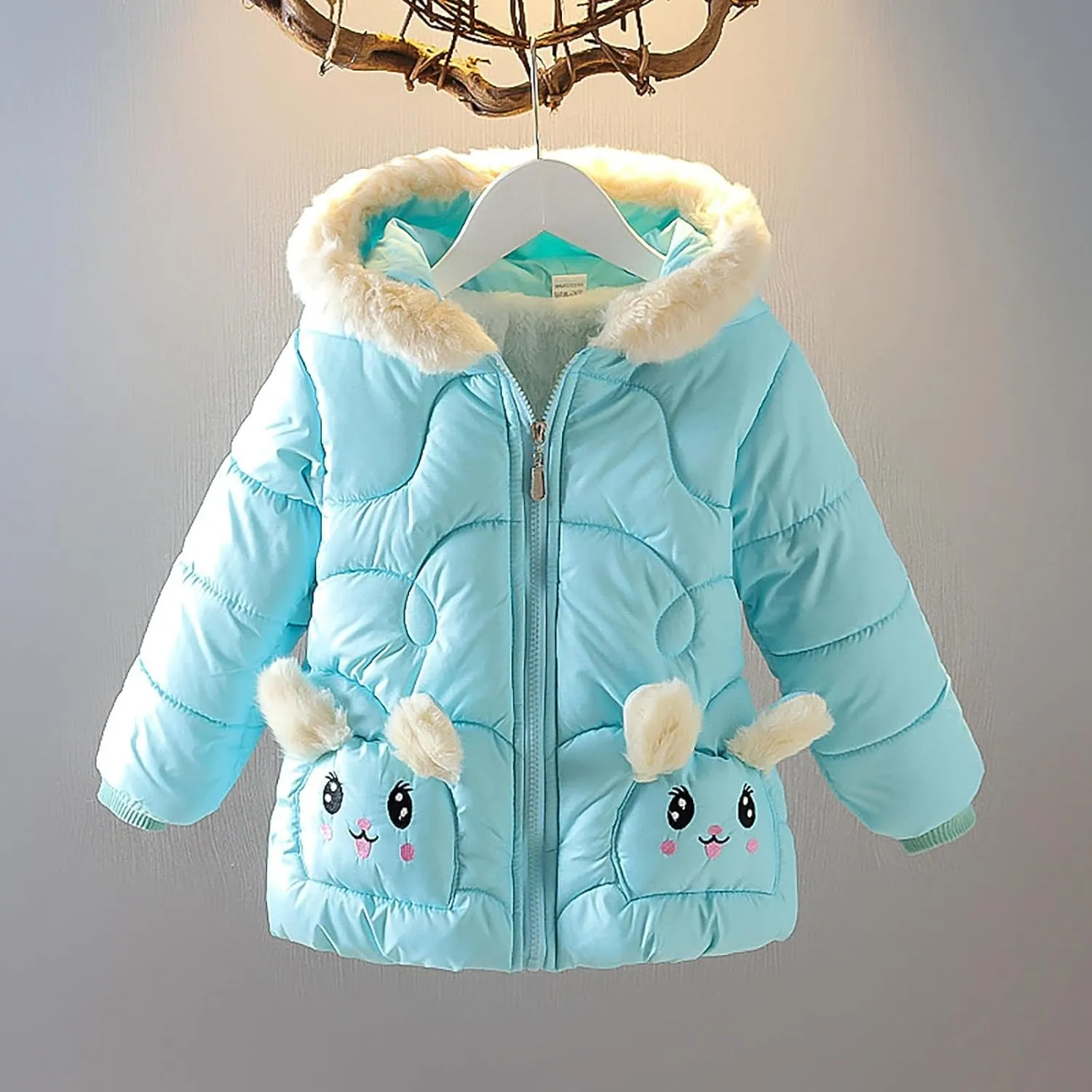 Infant Girl Winter Coat Children's Thickened Quality Cotton Cotton Padded Winter Cartoon Cotton Girls Winter Jackets