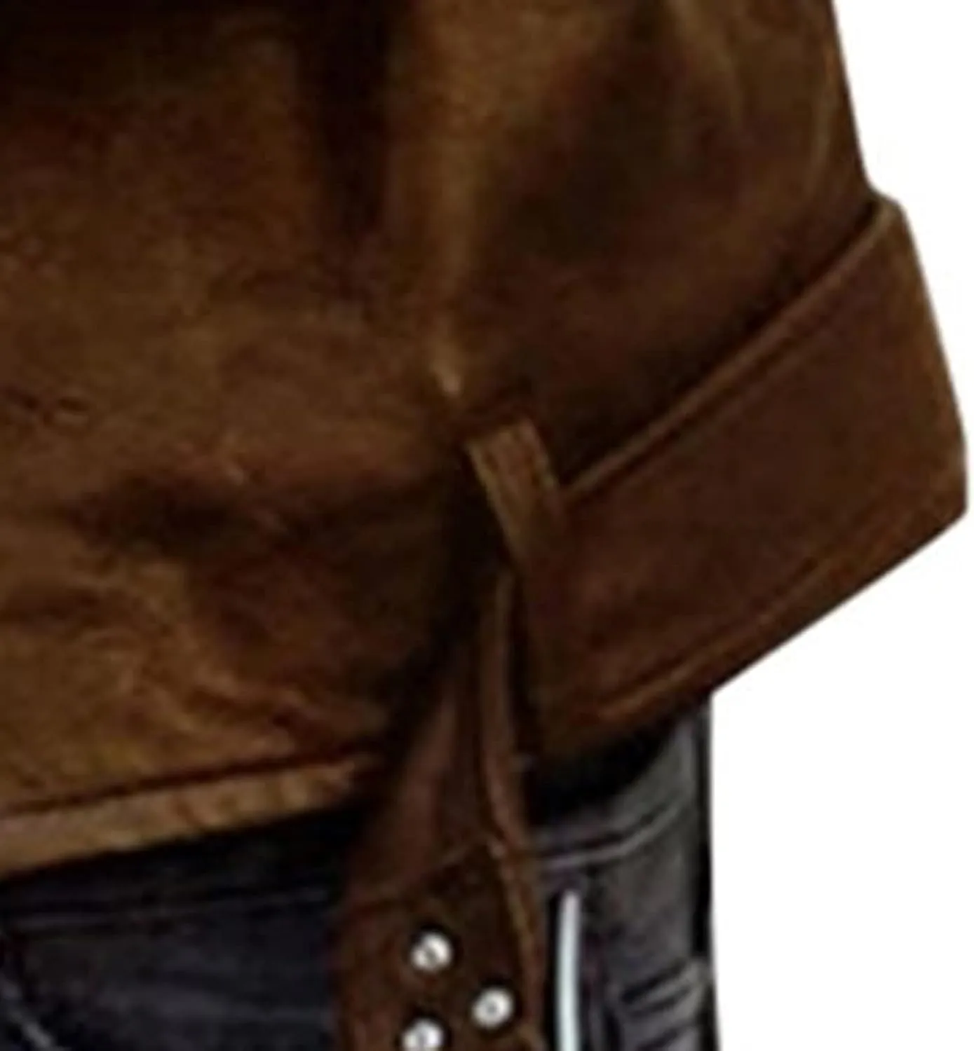 Jacket for Women's Faux Leather Cool Cropped Coat Fashion Fall Long Sleeve Zipper Slim Fitted Short Coat Jacket