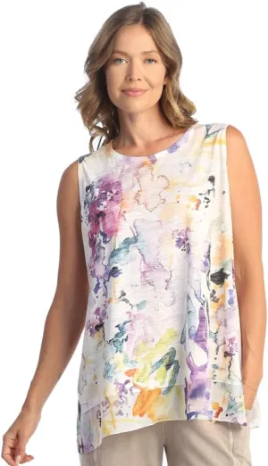 Jess & Jane Tank Burnout Sleeveless Top - AJ5