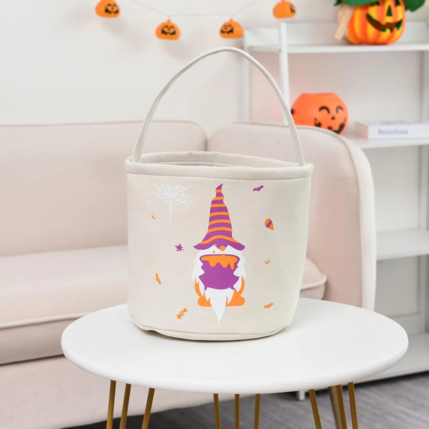 Kids Halloween Candy Girl Boy Basket Trick Bags Candy Or Bucket Baby Care Decoration for Girls