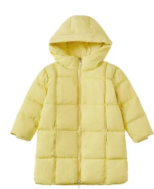 Kids Toddler Girls Boys Winter Warm Thick Coat Solid Cotton Long Sleeve Padded Jacket Clothes for 3~8T