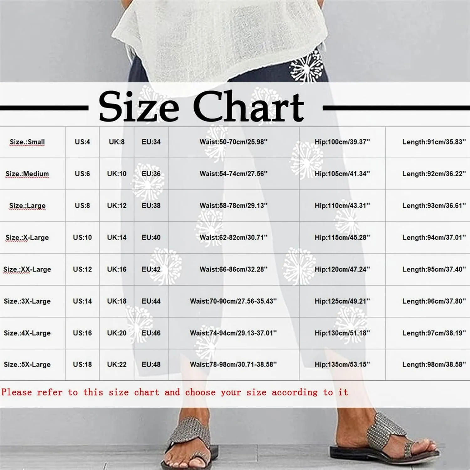 Linen Pants Women Casual Summer Cotton Cropped Tulip Pants Baggy Elastic Waisted Lounge Pants Trousers with Pockets