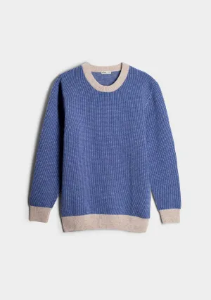 Luke CRD Sweater Optical Blue