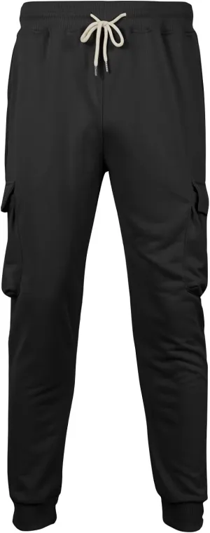 Men's Cargo Pants Workout Joggers Stretch Sweatpants Drawstring Tactical Pants with Multi Pockets Hiking