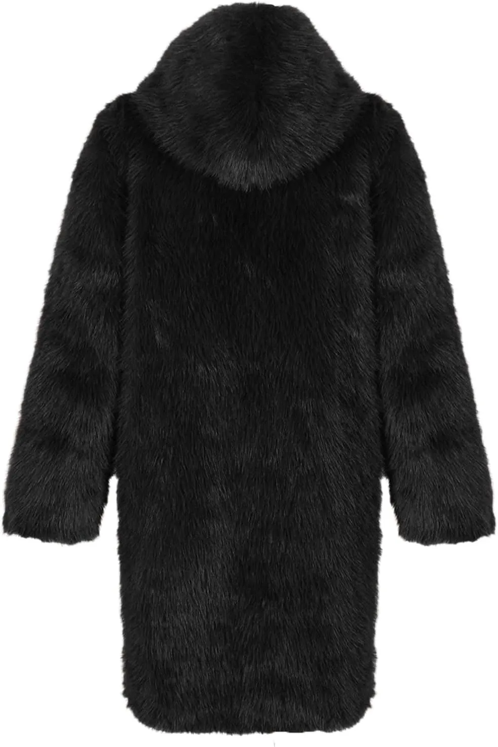 Men's Pea Coat Classic Long Trench Coat Coat Jacket Wool Long Sleeve Warm Coat Turn-down Collar Coat Warm Winter