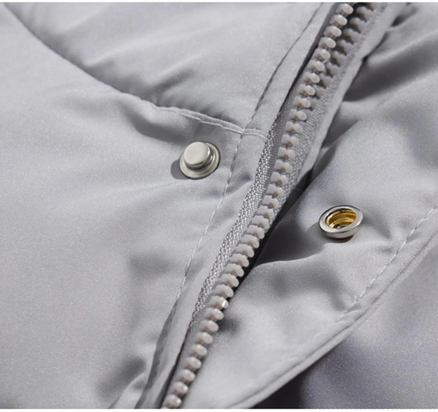 Men's Winter Coat Fleece Lined Parka Jacket Hooded Solid Thickened Hooded Cotton Padded Jacket Mens Outdoor Outwear
