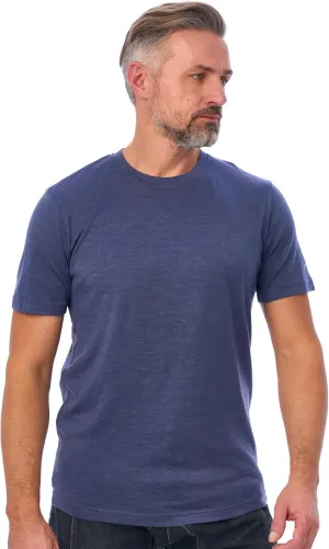 Merino Wool T-Shirt Mens - Short Sleeve Merino Wool Shirts for Men Sport Lightweight Thermal Base Layer Hiking Tshirt