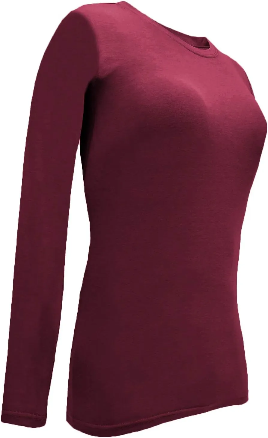 Natural Uniforms Women's Under Scrub Tee Crew Neck Long Sleeve T-Shirt