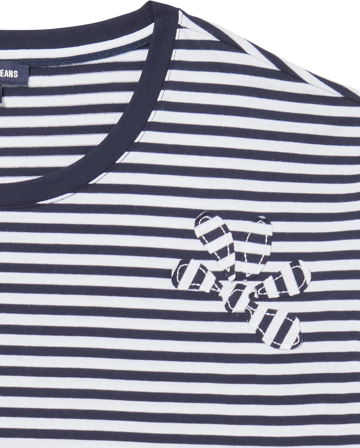 Nautica Women's Long Sleeve Striped Cotton Top