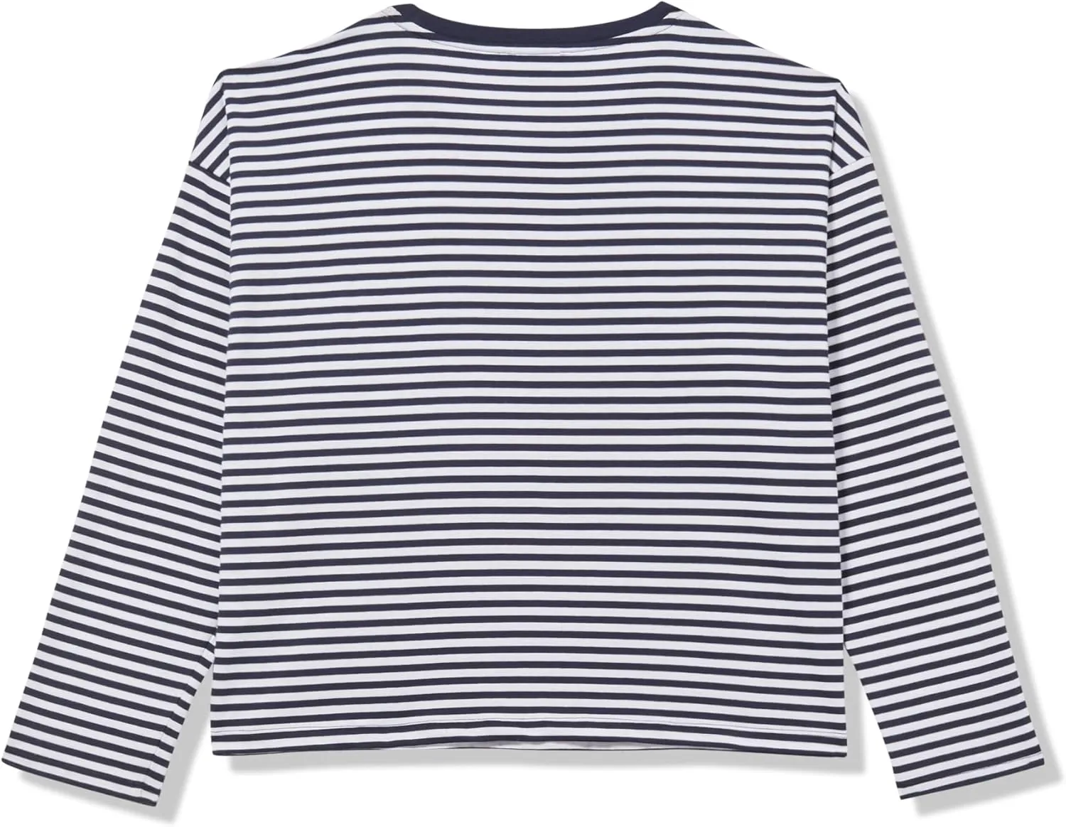 Nautica Women's Long Sleeve Striped Cotton Top