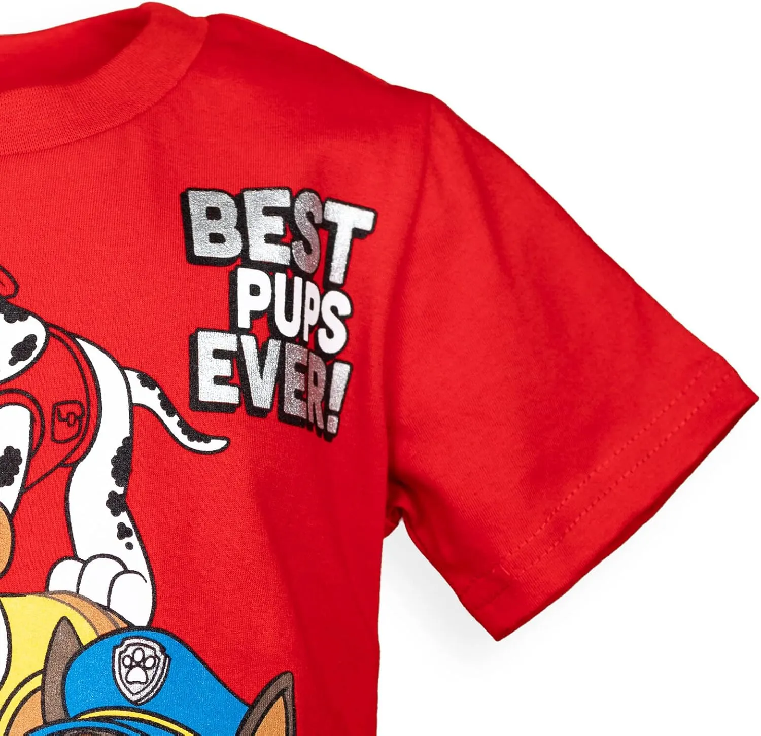 Paw Patrol Chase Marshall Rubble Rocky 4 Pack Graphic T-Shirts Toddler to Big Kid