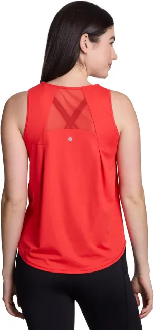 RBX Active Women's Workout Top with Breathable Mesh Panels, Quick Drying Gym Running Tank Top with Plus Sizes