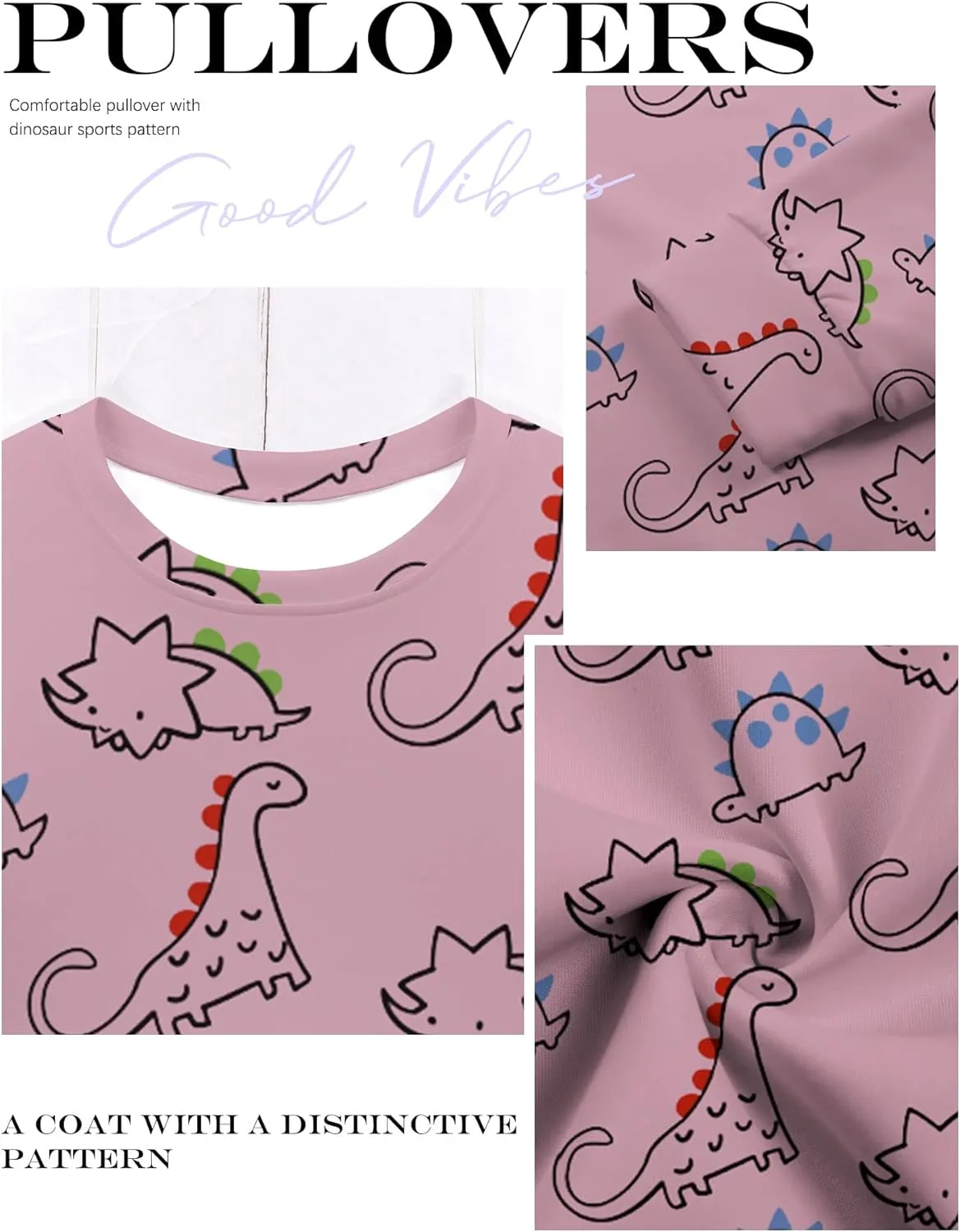 RMCMS Dinosaur Sweatershirt Women Cute Mama Dino Shirts for Adult Loose Casual Dinosaur Graphic Pullover Shirt