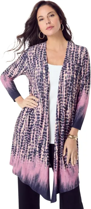 Roaman's Women's Plus Size Ultra Drape Cardigan