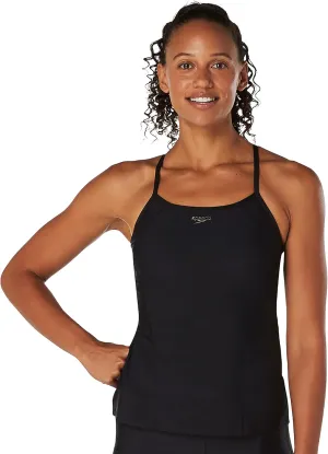 Speedo Women's Swimsuit Top Tankini Scoop Neck