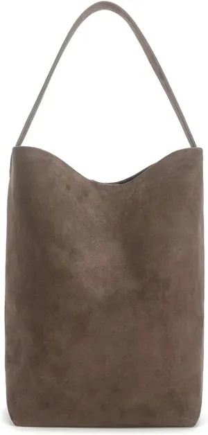 Suede Leather Bucket Bag,Top Handle Handbags