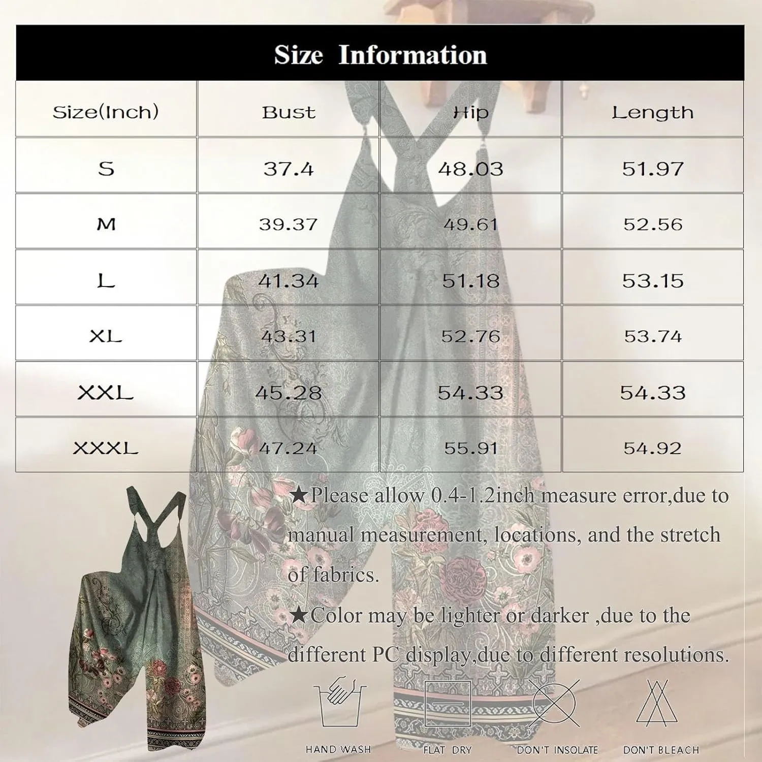 Summer Overalls for Women 2025 Casual Wide Leg Baggy Jumpsuits Spaghetti Strap Boho Floral Printed Loose Fit Rompers